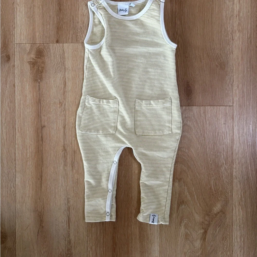 Yellow Striped Kids Romper (Bobby. G)
